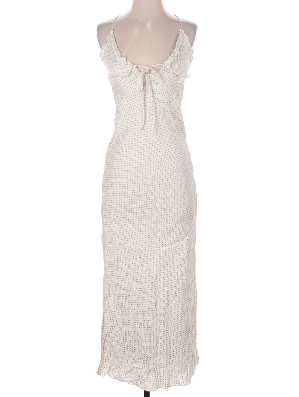 ZARA -SATIN EFFECT PRINT DRESS SIZE XS - Picture 15 of 16